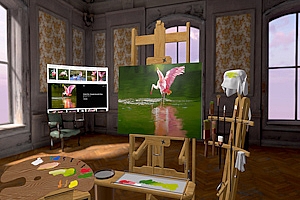 油画模拟器  Vermillion- VR Painting