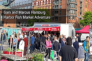 山姆和马库斯汉堡港鱼市探险德国-VR旅行  Sam and Marcus Hamburg Harbor Fish Market Adventure Germany – VR Travel